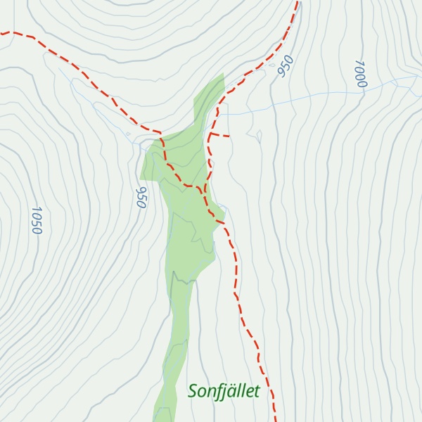 Map of Sododalsstugan