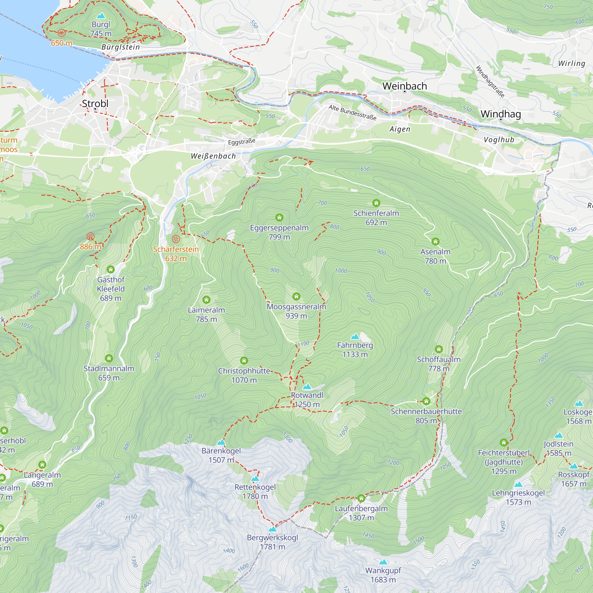 Moosgassneralm map