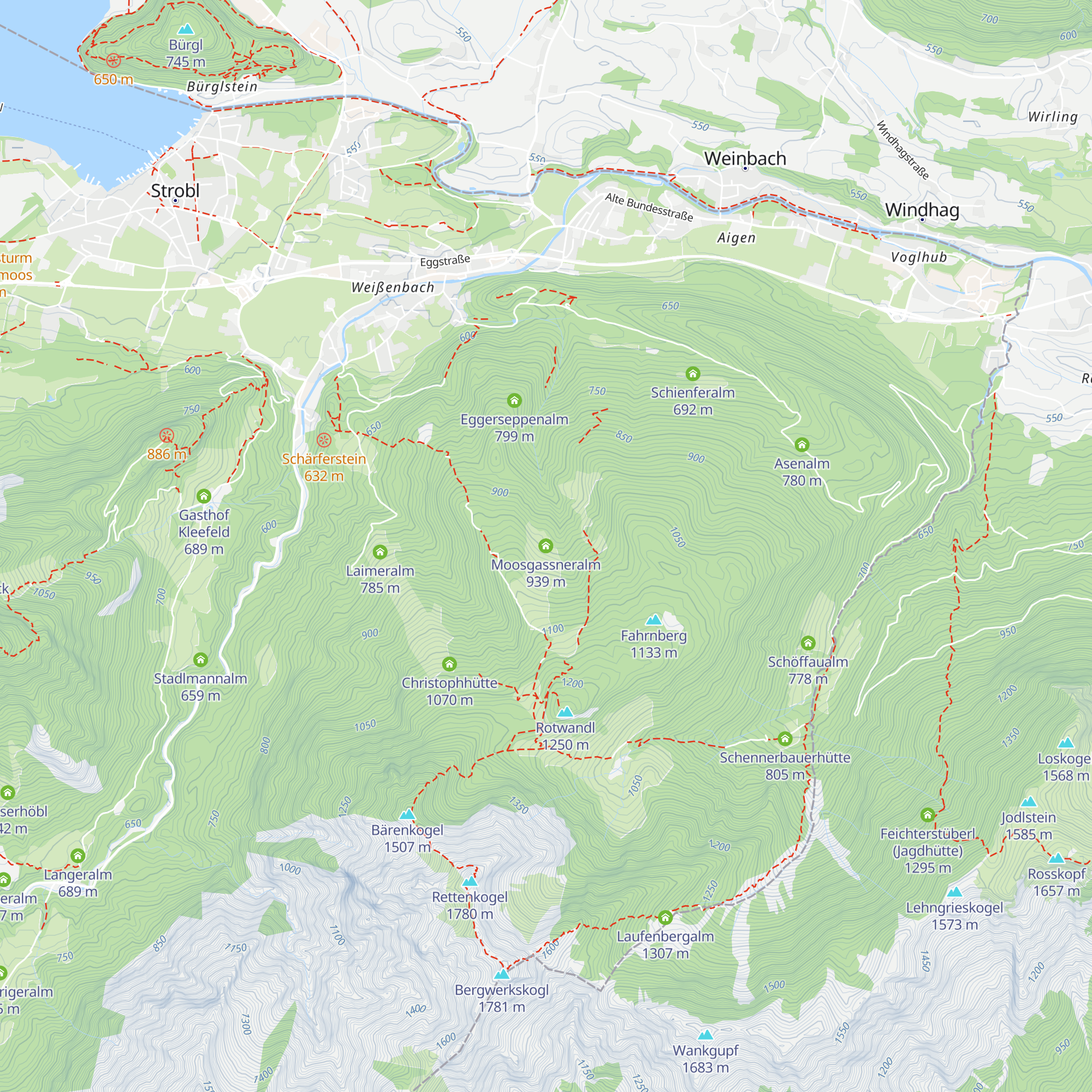 Moosgassneralm map