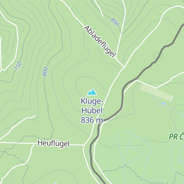 Map of Kluge-Hübel