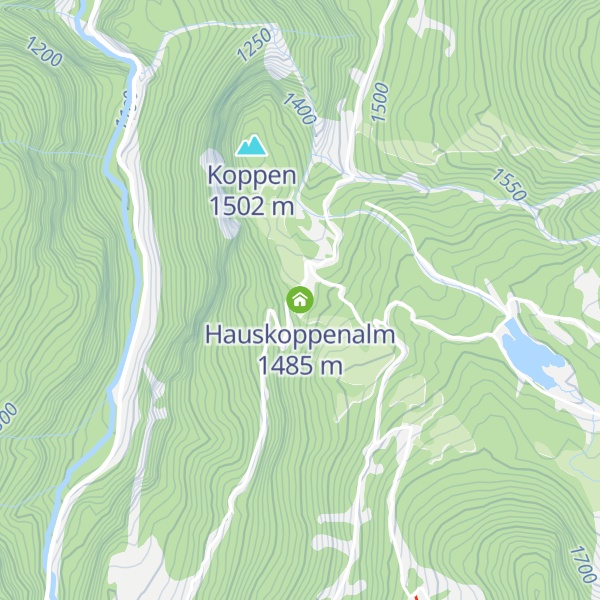 Map of Hauskoppenalm