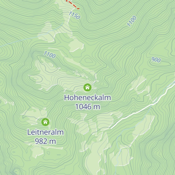 Map of Hoheneckalm
