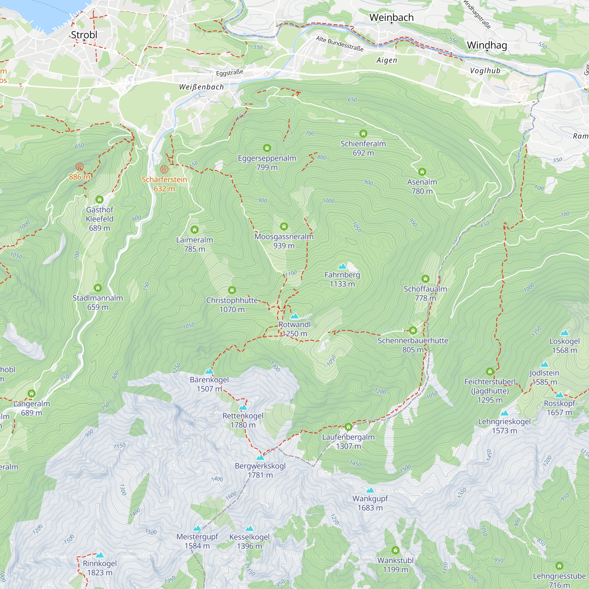 Rettenkogelhütte map
