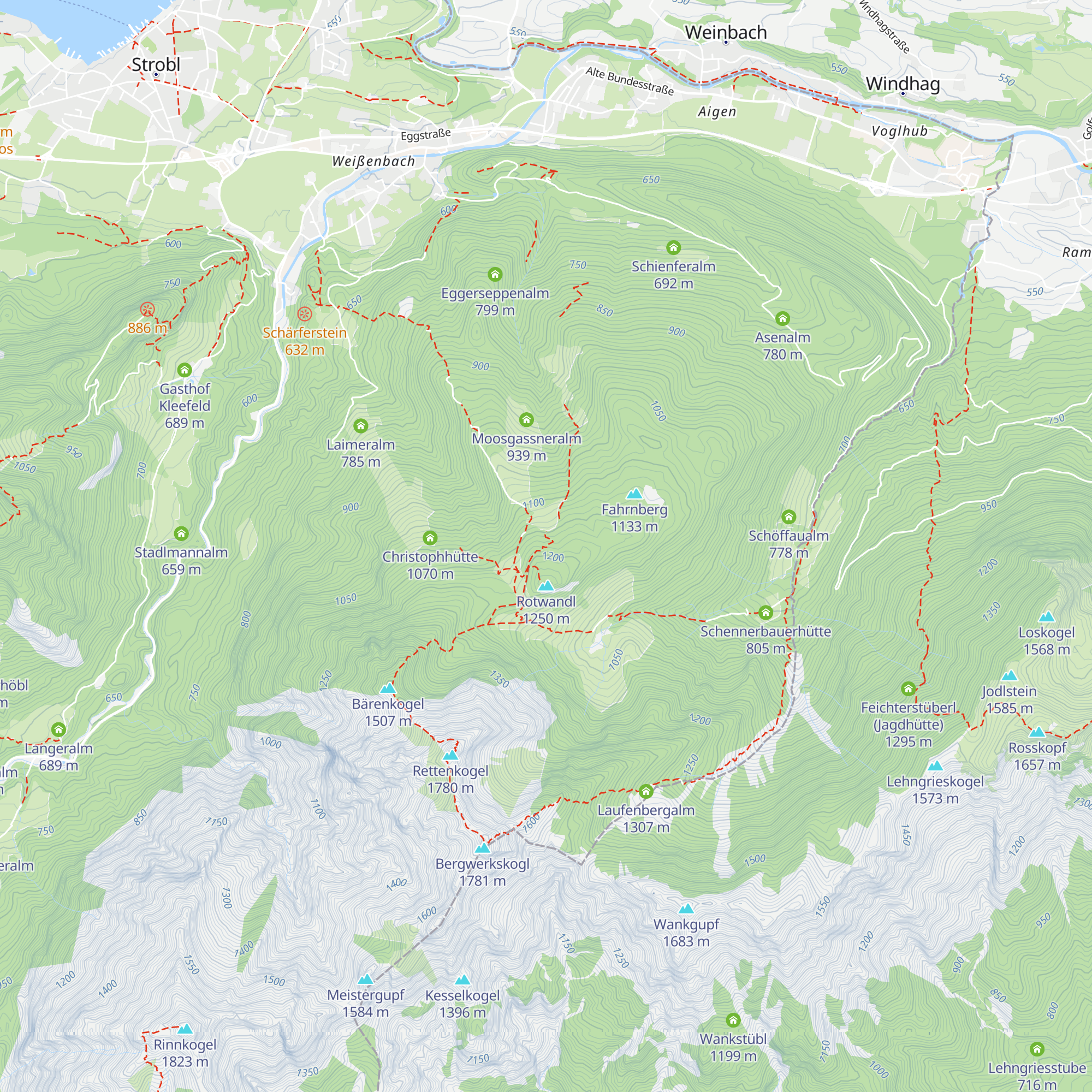 Rettenkogelhütte map