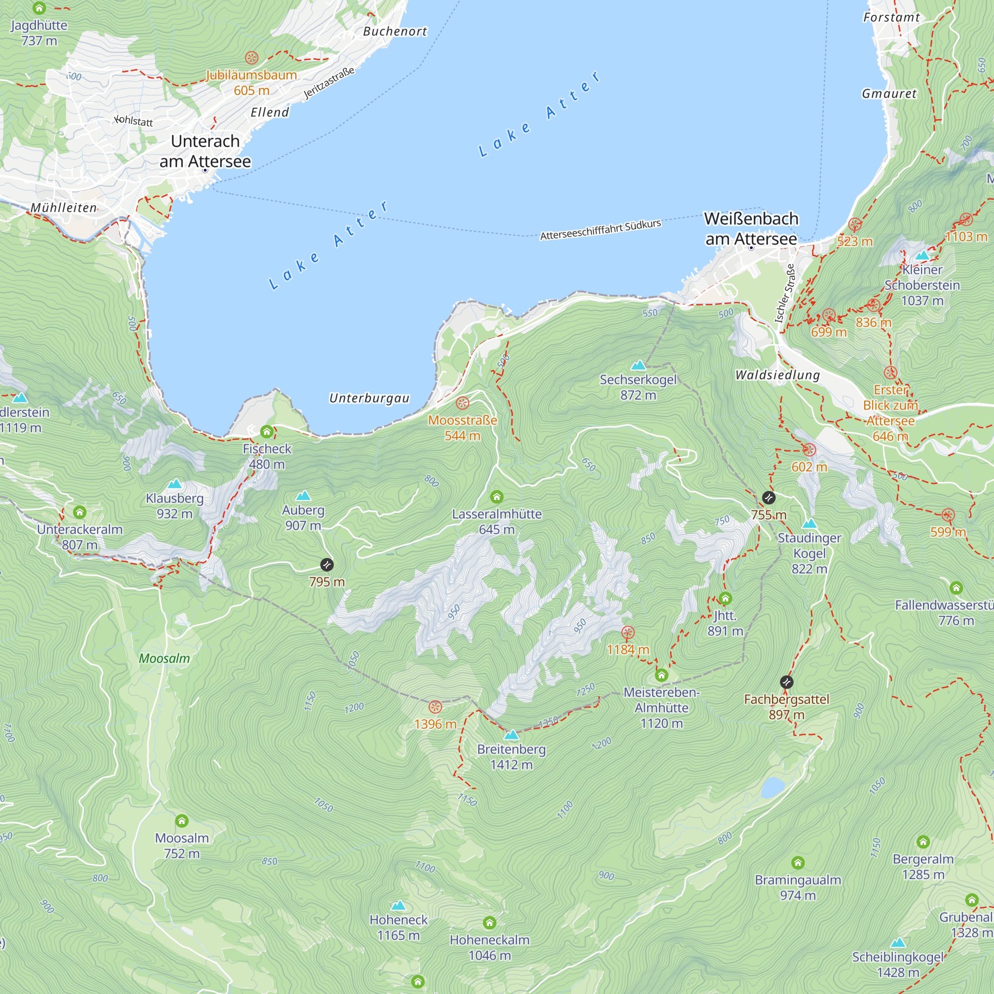 Lasseralmhütte map