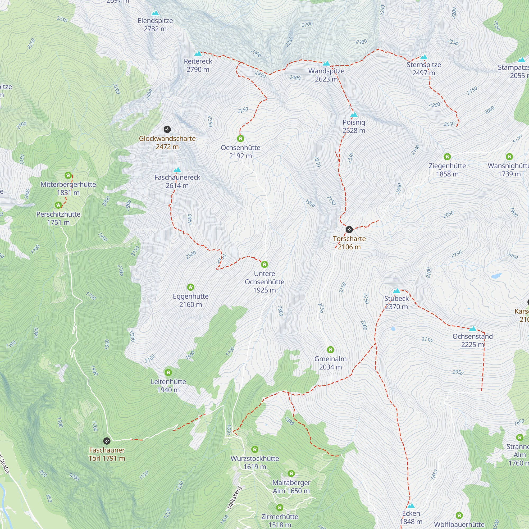 Untere Ochsenhütte map