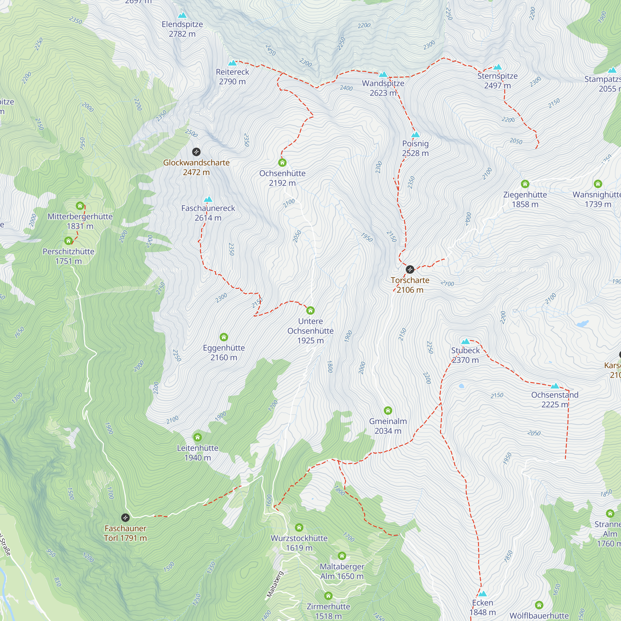 Untere Ochsenhütte map