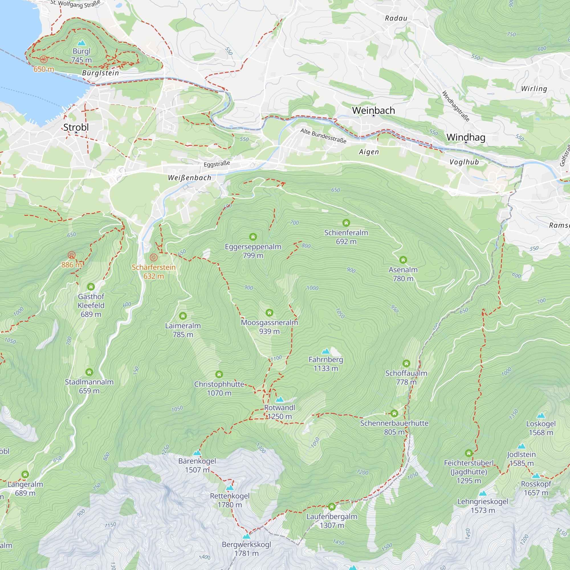 Sueßalm map