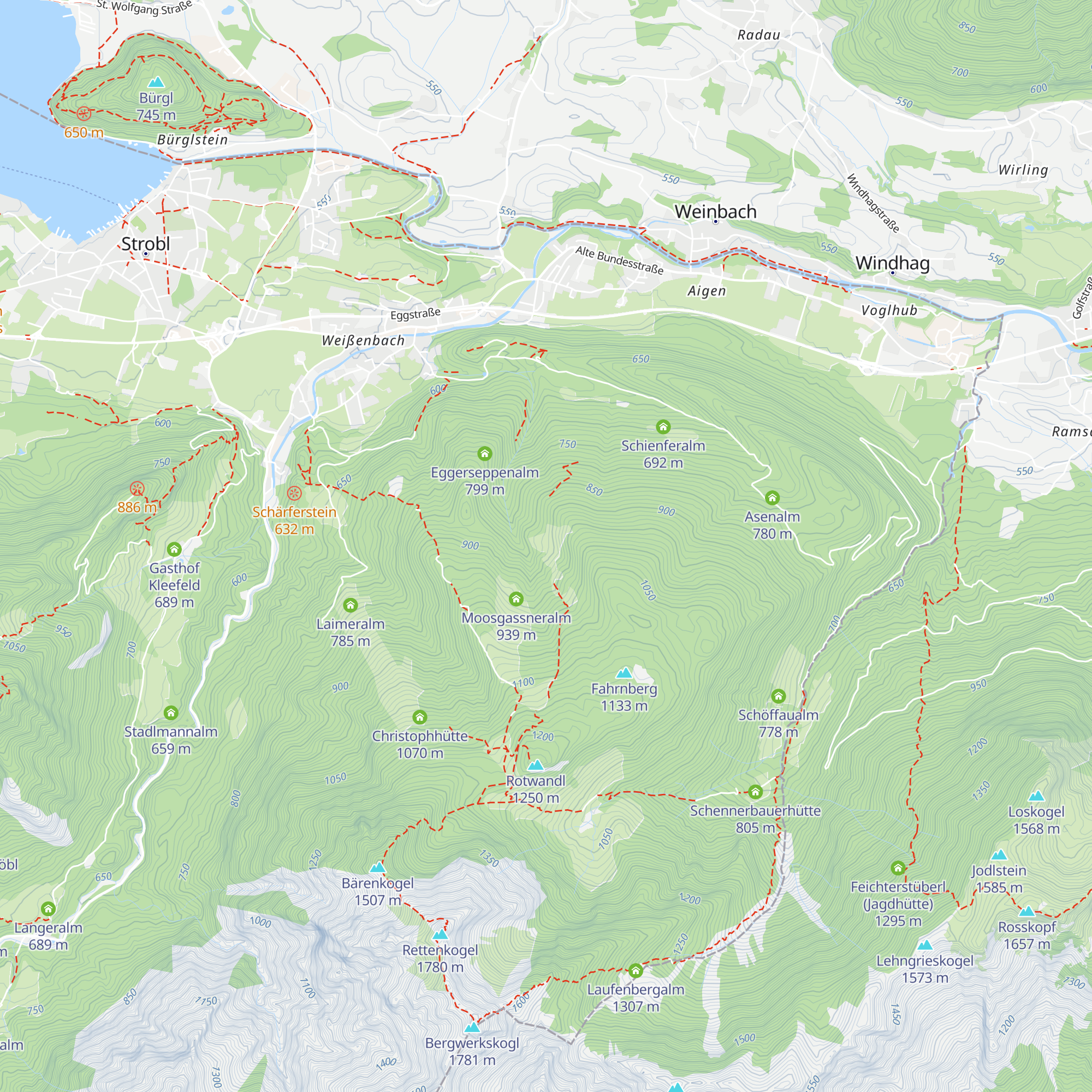 Sueßalm map