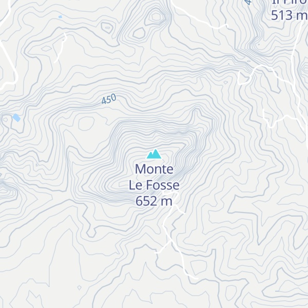 Map of Monte Le Fosse