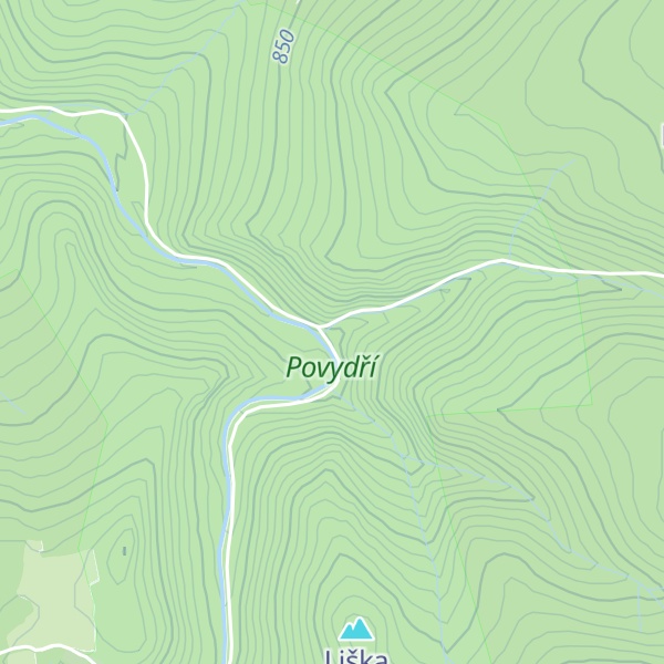 Map of Turnerova chata