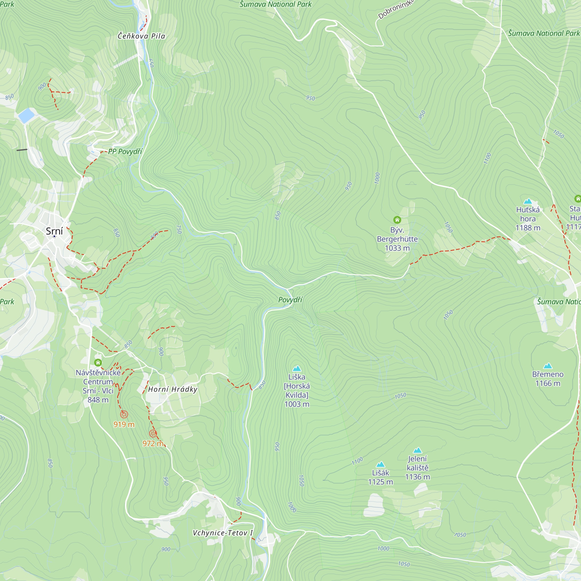 Turnerova chata map