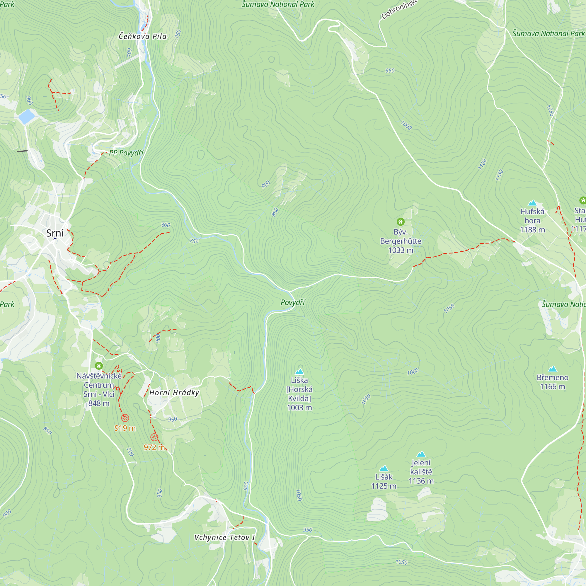 Turnerova chata map