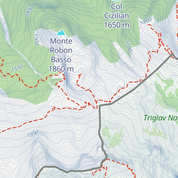 Map of Bivacco Modonutti-Savoia