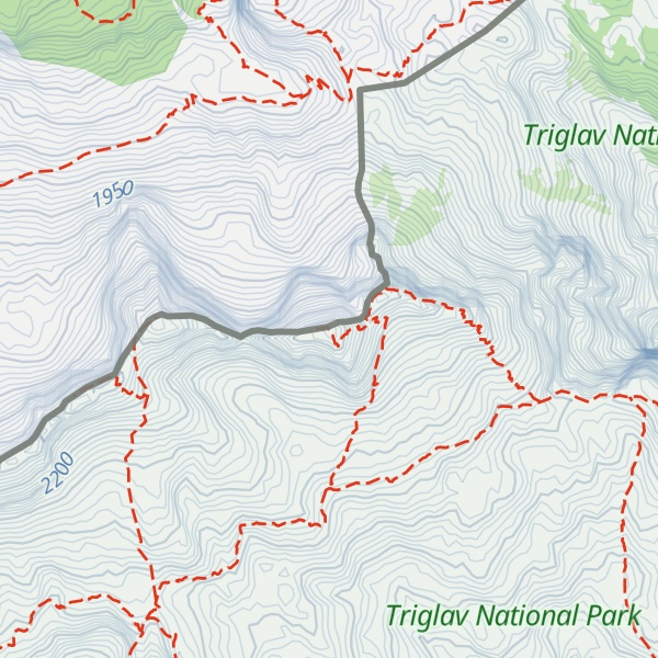 Map of Cima Confine