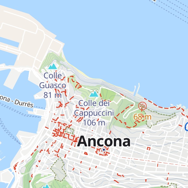 Map of Colle dei Cappuccini
