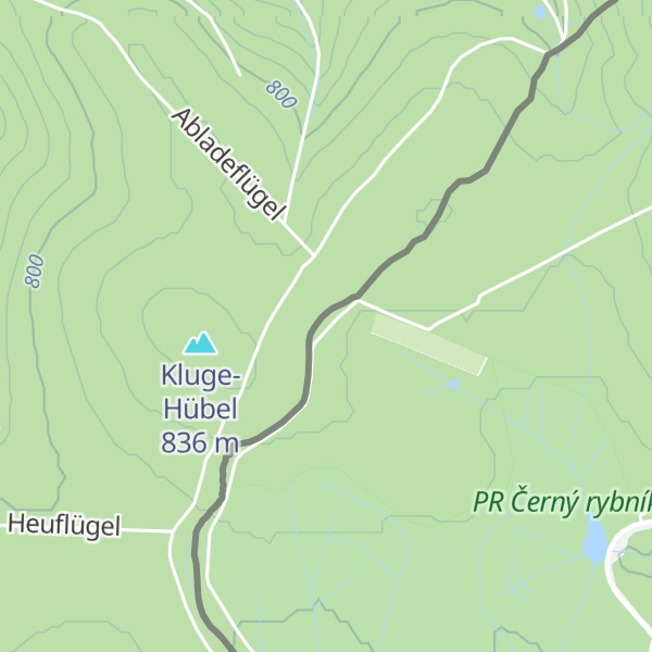 Map of Útulna Klíny