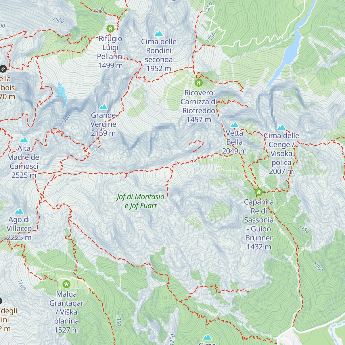 Ricovero Riobianco map