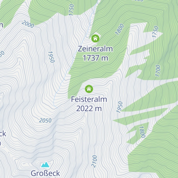 Map of Feisteralm