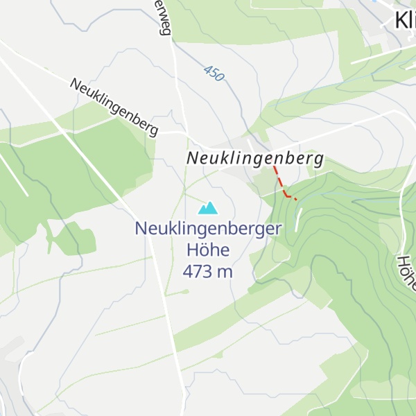 Map of Neuklingenberger Höhe