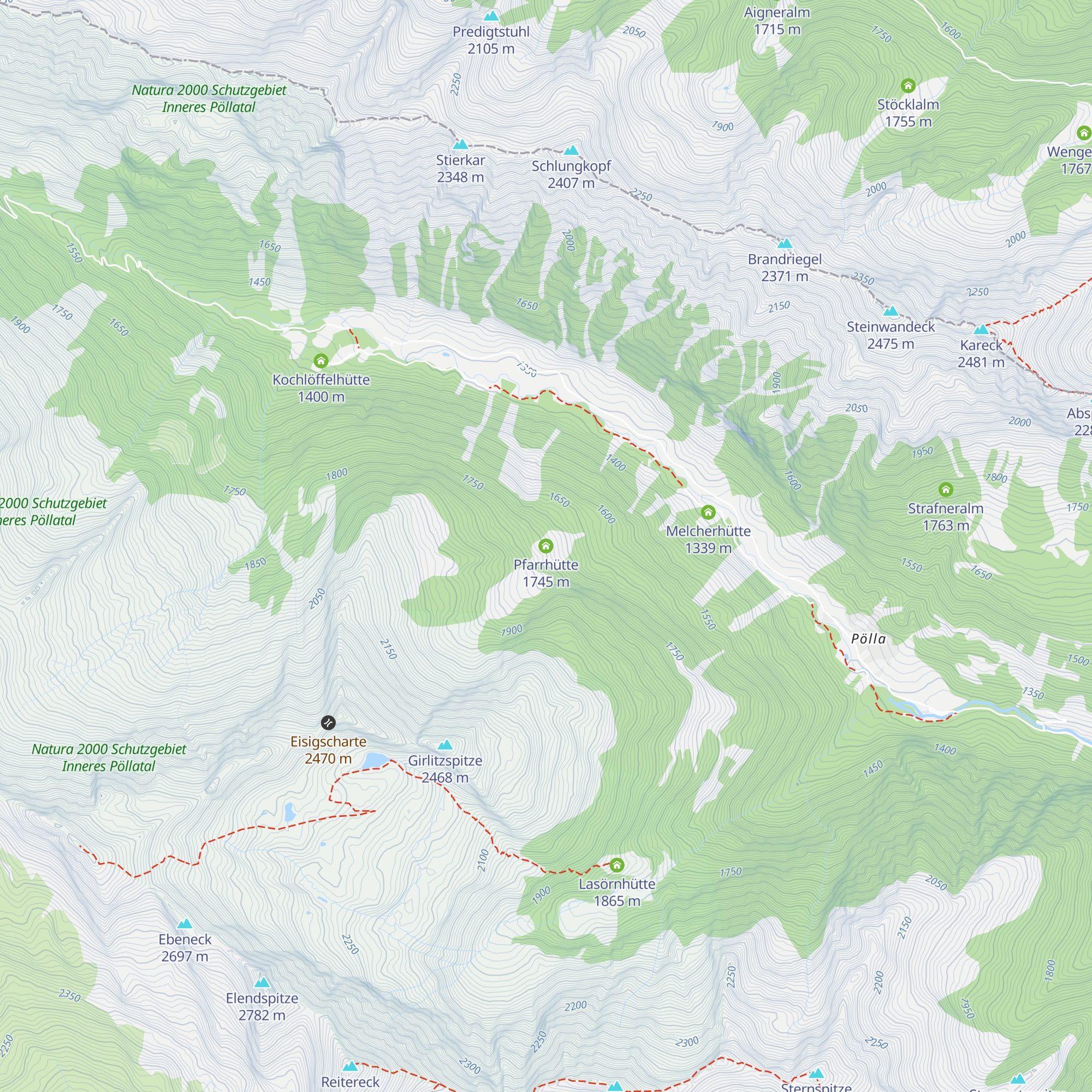 Pfarrhütte map