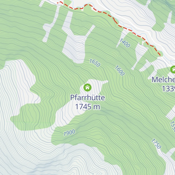 Map of Pfarrhütte