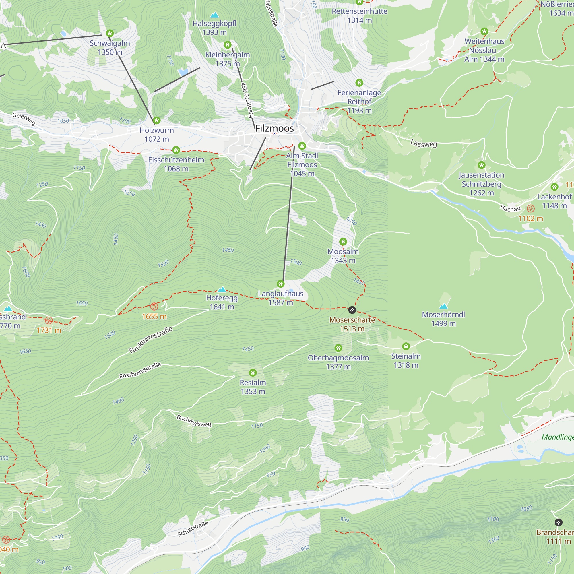 Schörgi Alm map