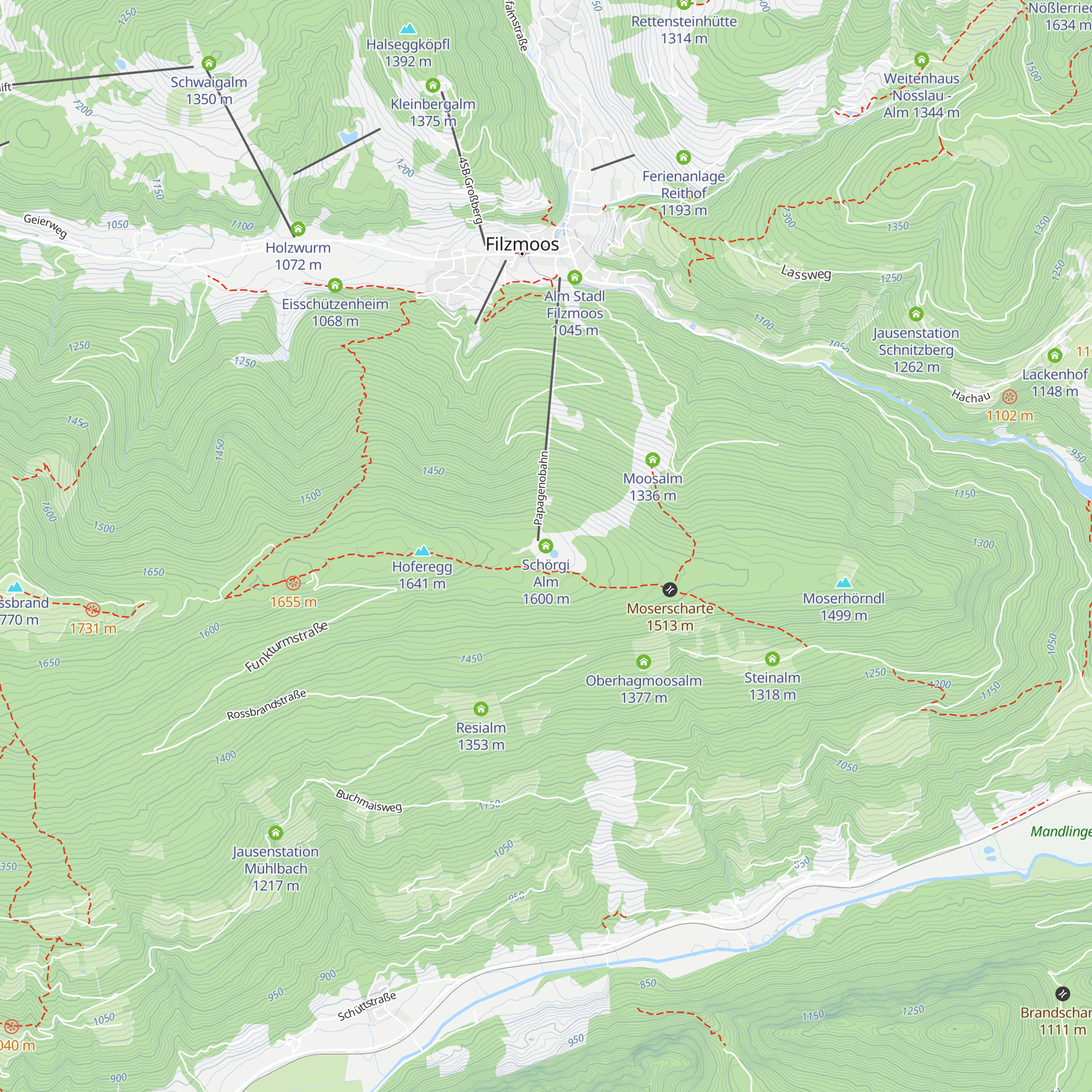 Schörgi Alm map
