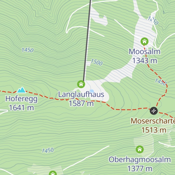 Map of Schörgi Alm