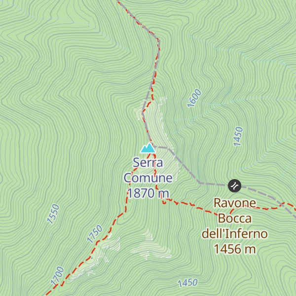 Map of Serra Comune
