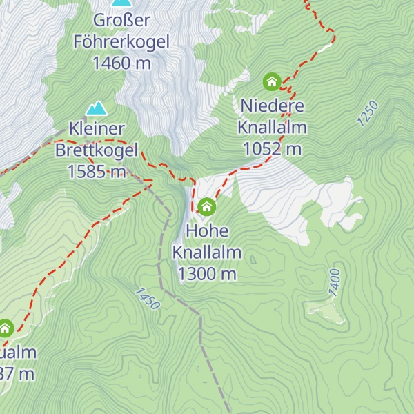 Map of Hohe Knallalm