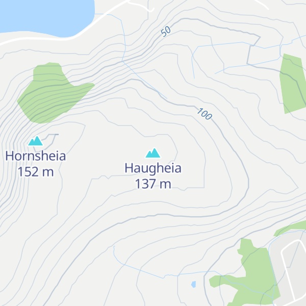 Map of Haugheia