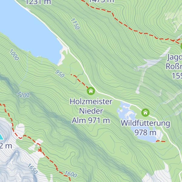 Map of Niedere Holzmeisteralm