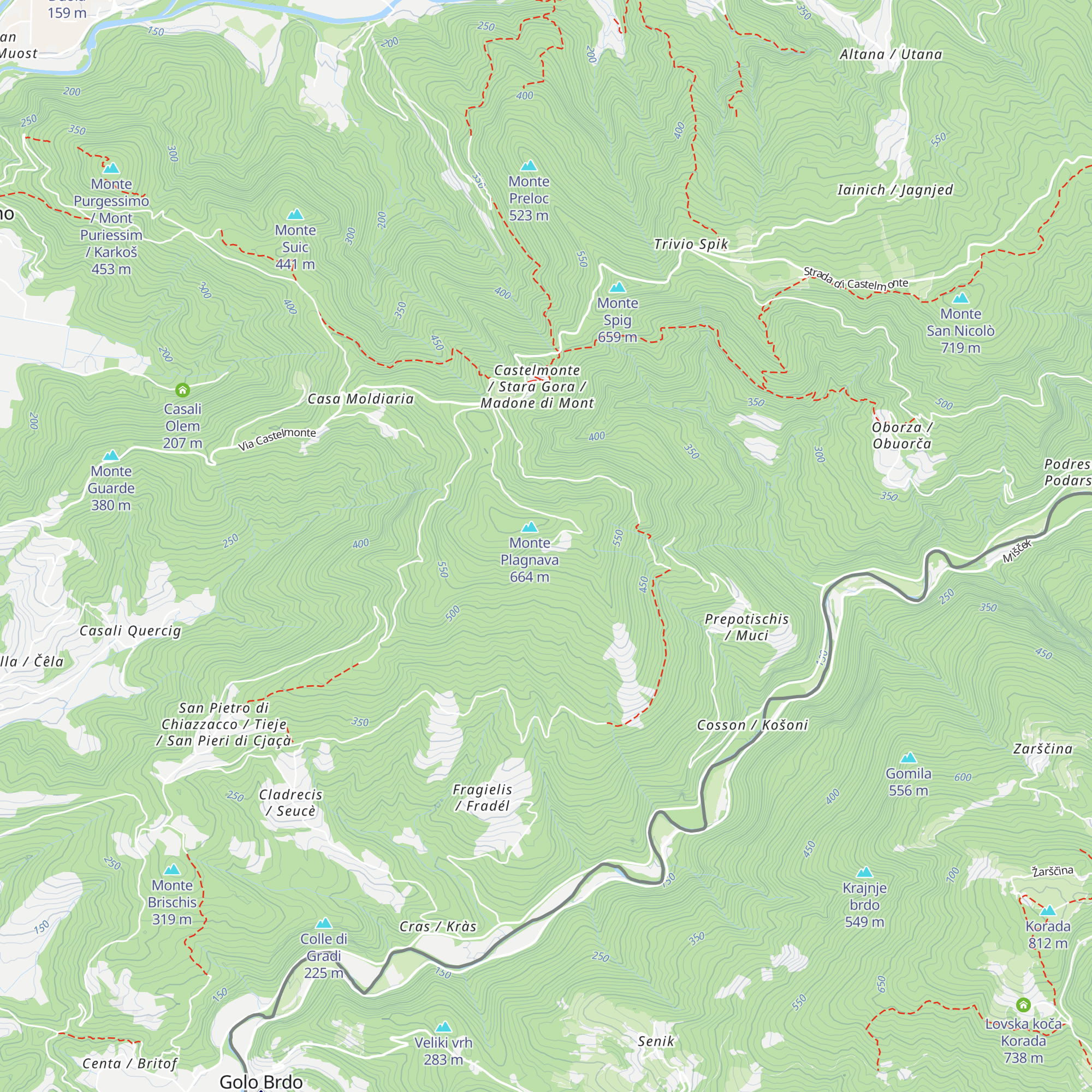 Planina map
