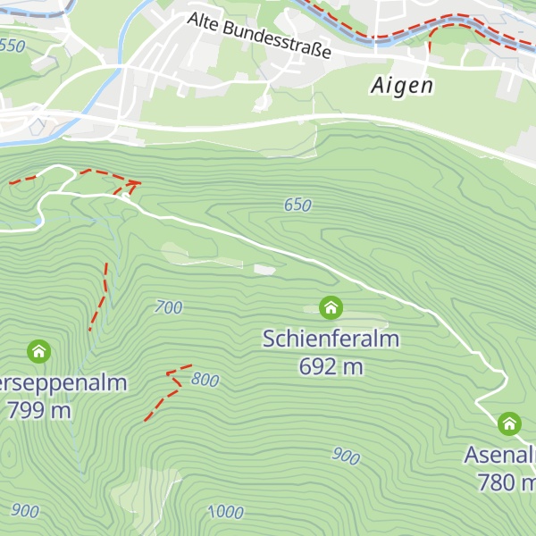 Map of Schmalnaueralm