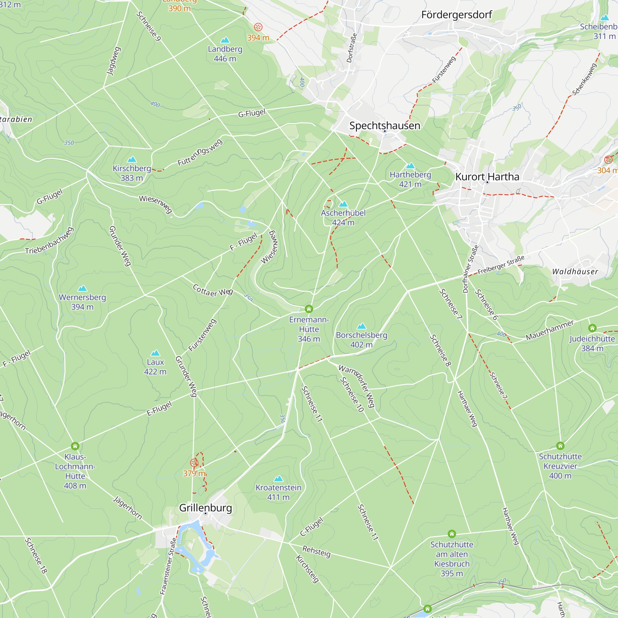 Ernemann-Hütte map