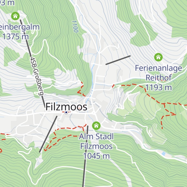 Map of TVB Filzmoos