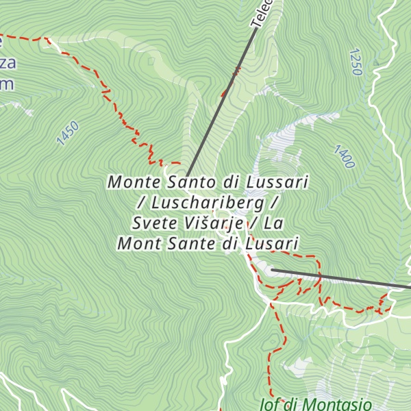 Map of Rifugio Locanda al Convento