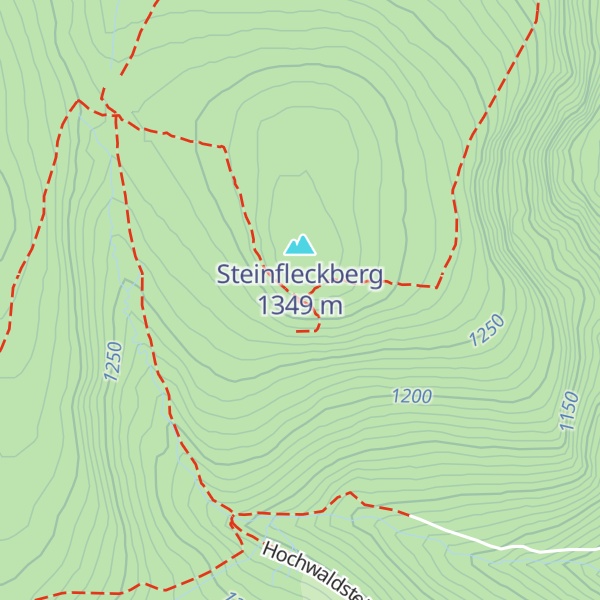 Map of Steinfleckhütte