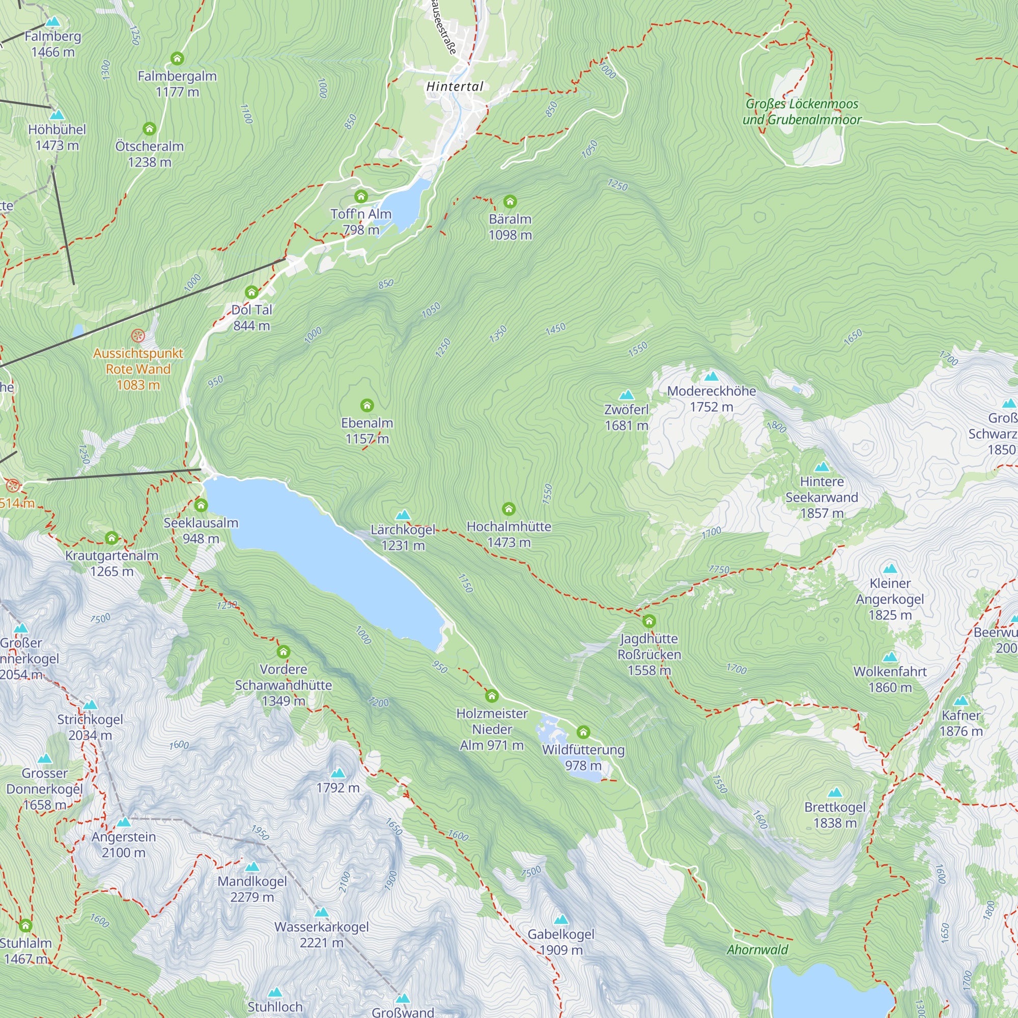 Hochalmhütte map