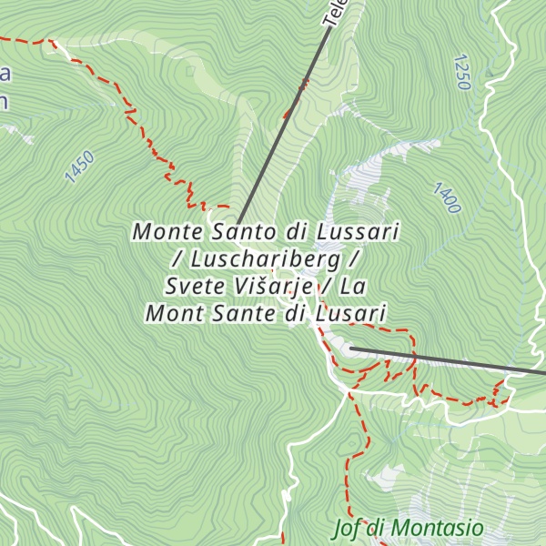Map of Rosenwirt Hütte