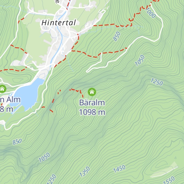 Map of Bäralm