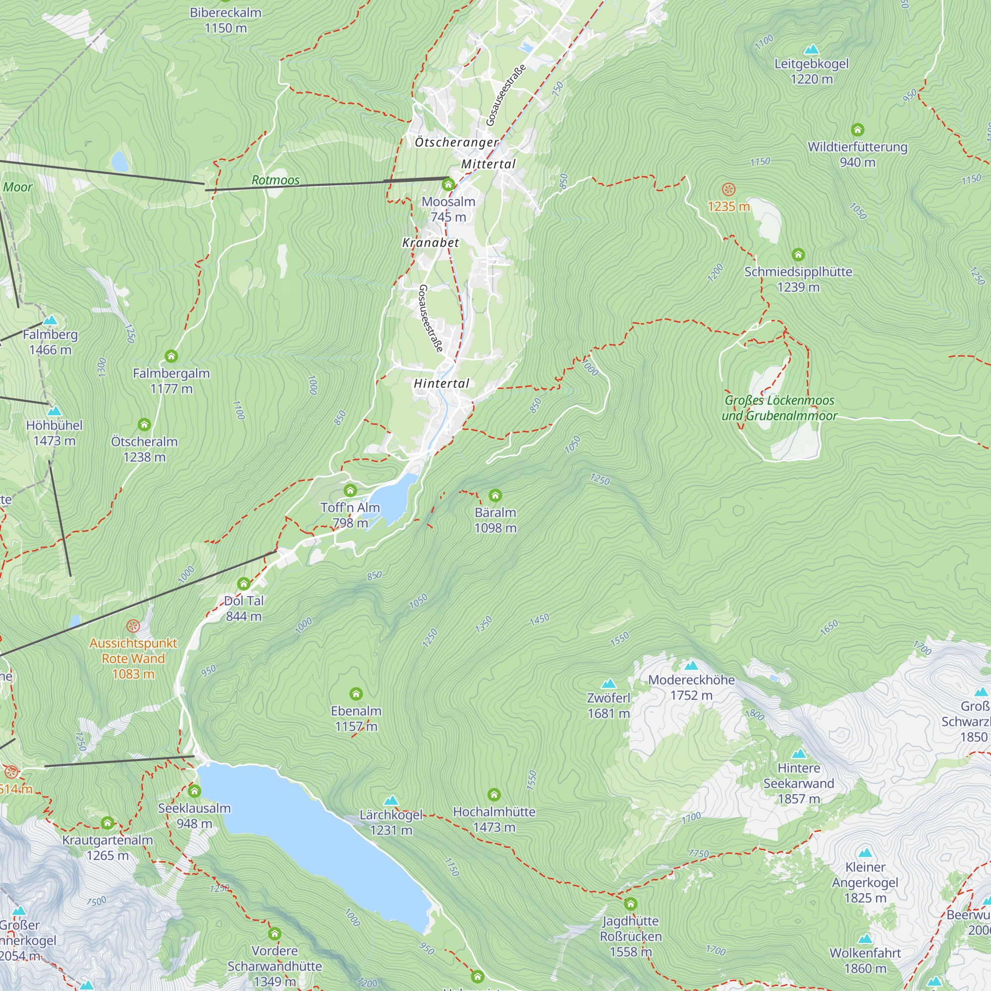 Bäralm map