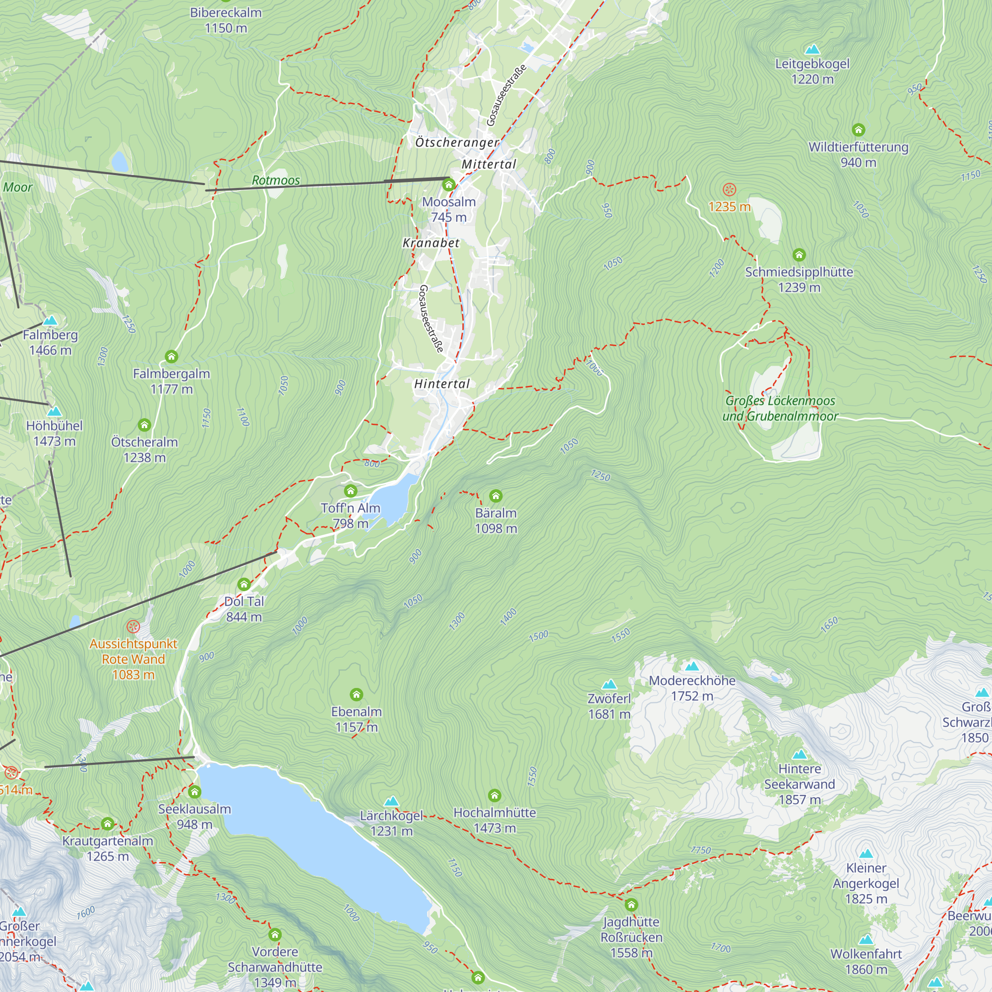 Bäralm map