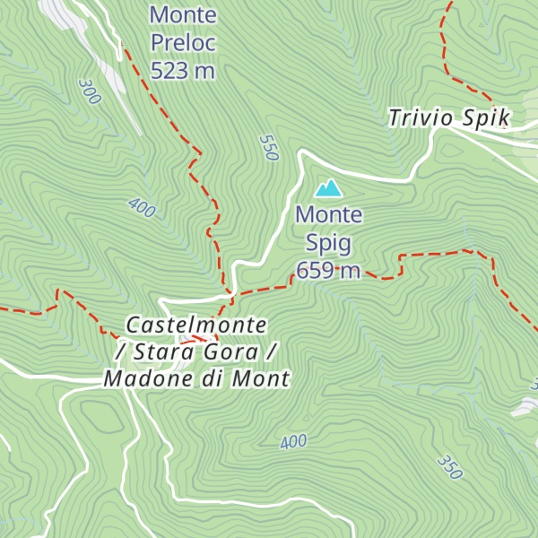 Map of Ex distaccamento 52º Reggimento fanteria d'Arresto "Alpi"