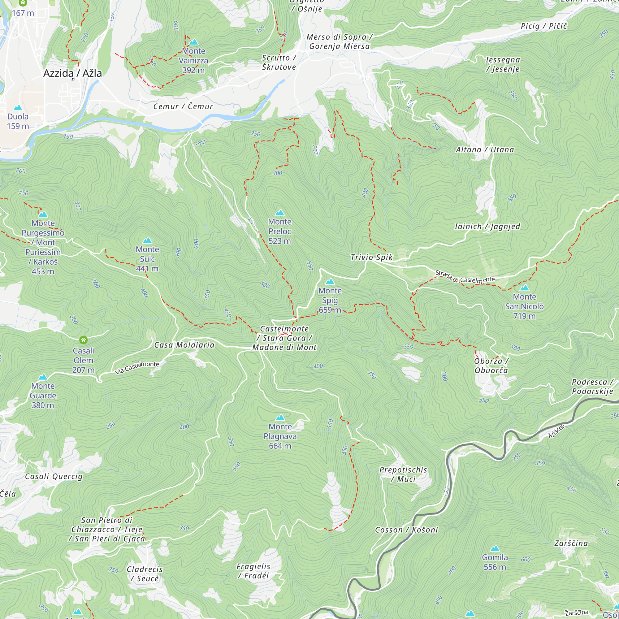 Ex distaccamento 52º Reggimento fanteria d'Arresto "Alpi" map