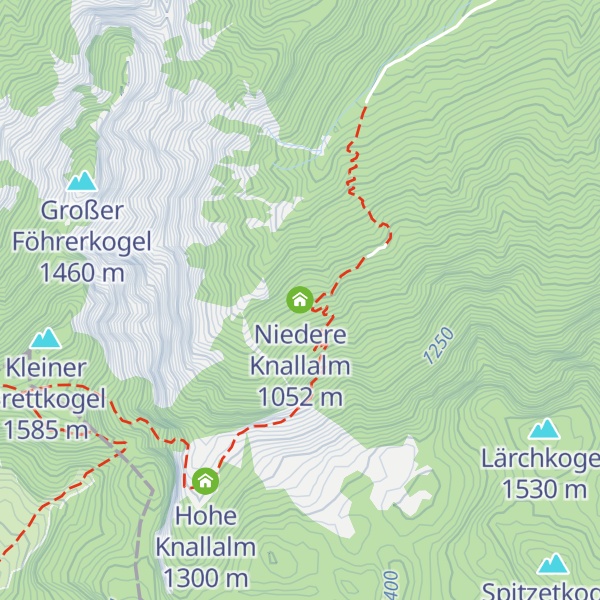 Map of Niedere Knallalm