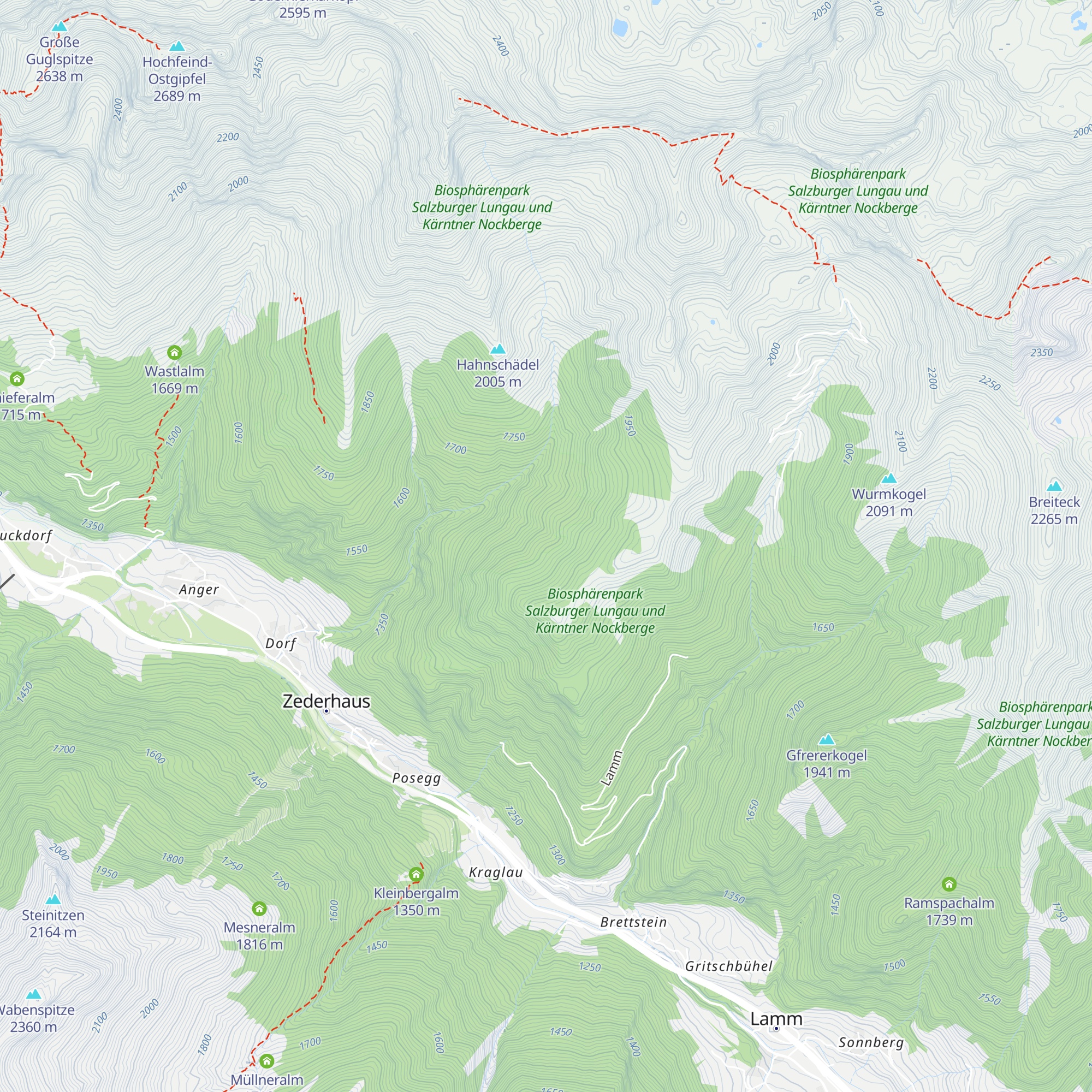 Greschlalm map