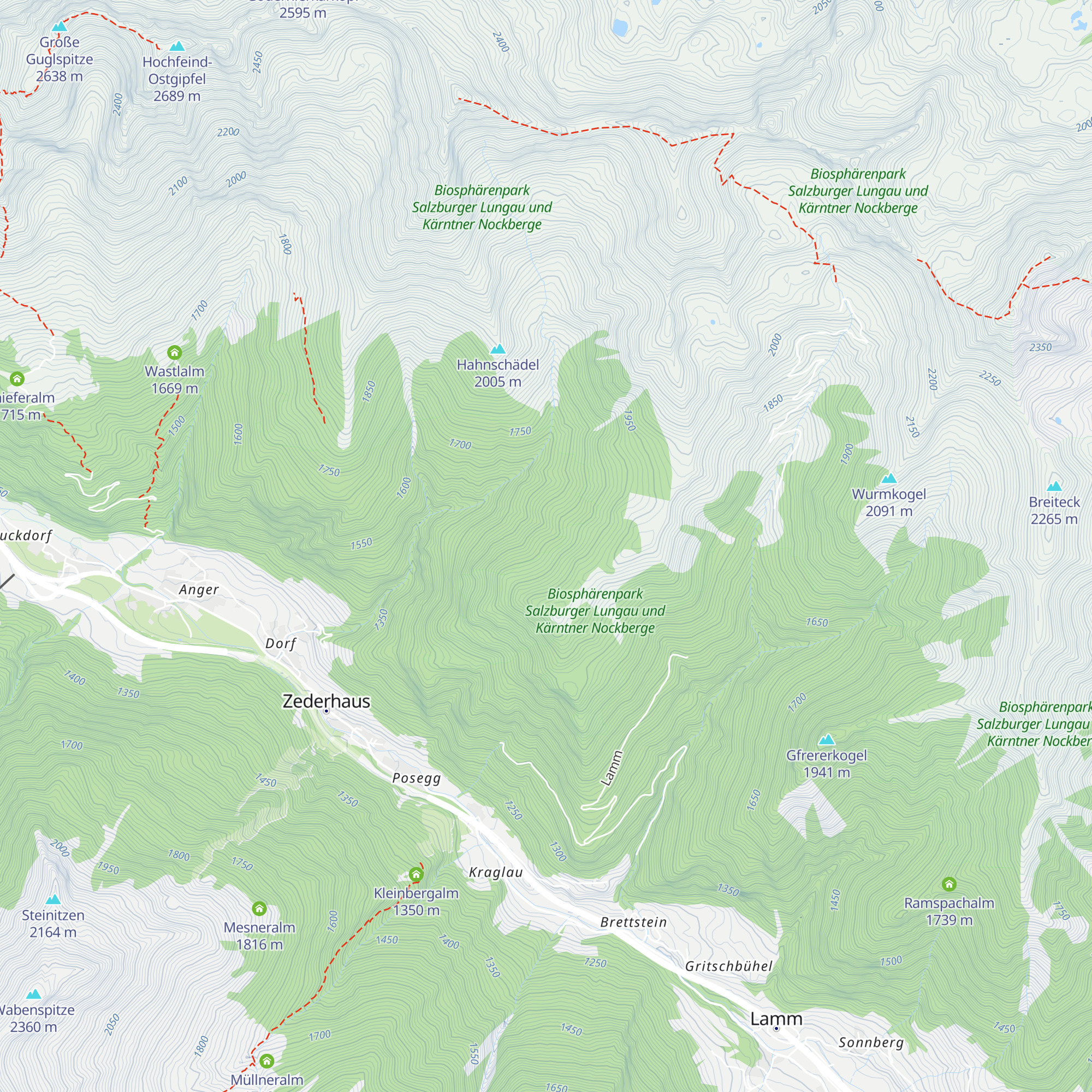 Greschlalm map