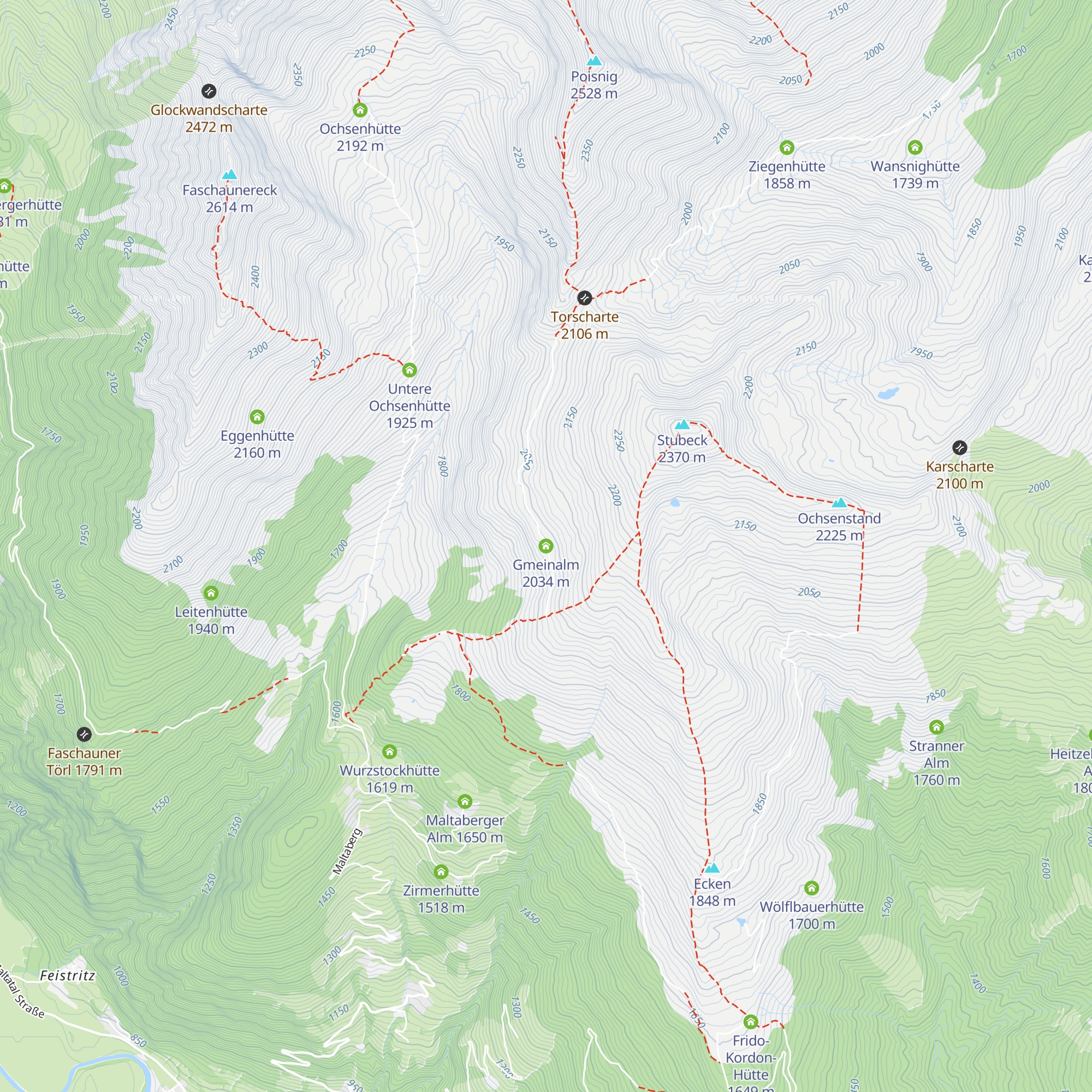 Gmeinalm map
